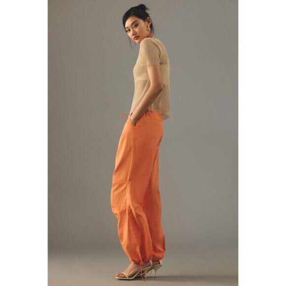 Anthropologie Pants - Anthropologie Sanctuary Surplus Women’s XL Orange 90’s Parachute Pant Cotton